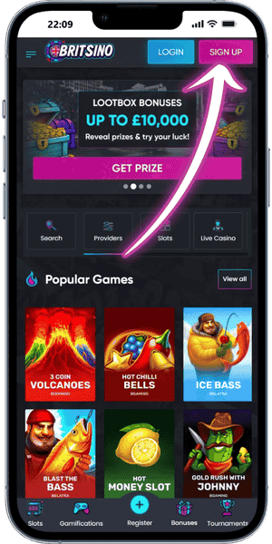 Mastercard casino Open the registration form